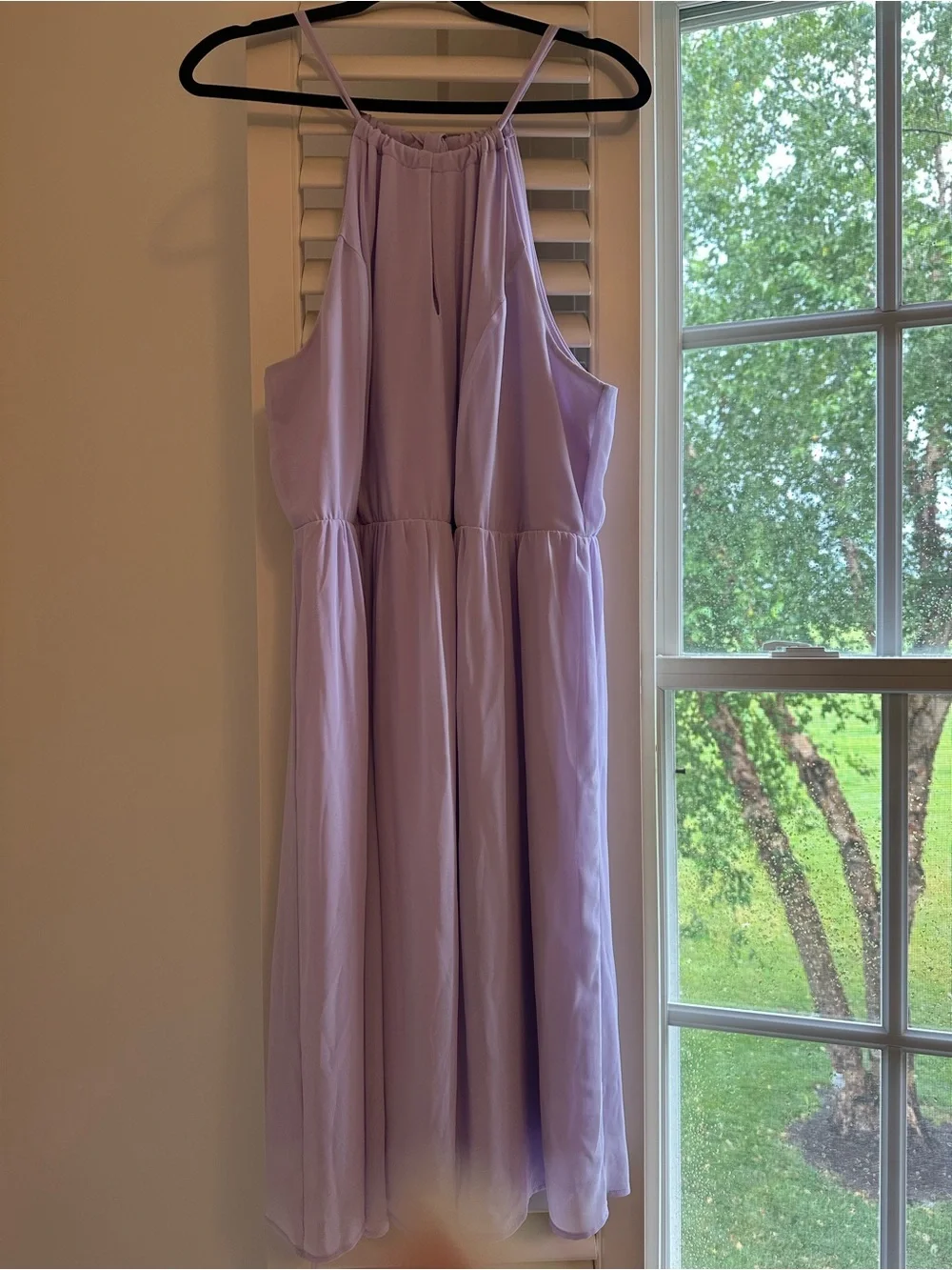 Torrid Lavender High Neck Keyhole Dress - Picture 4 of 12